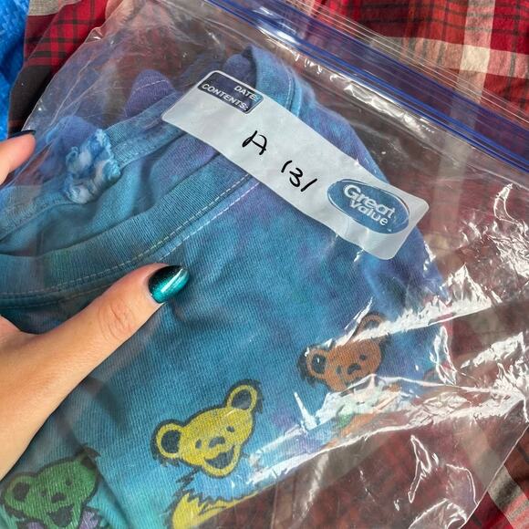 Vintage Grateful Dead Dancing Bears Tie-Dye T-Shirt‎ - Picture 10 of 10
